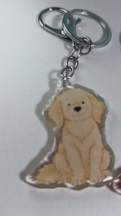 Retriever Keychain - Golden - 116
