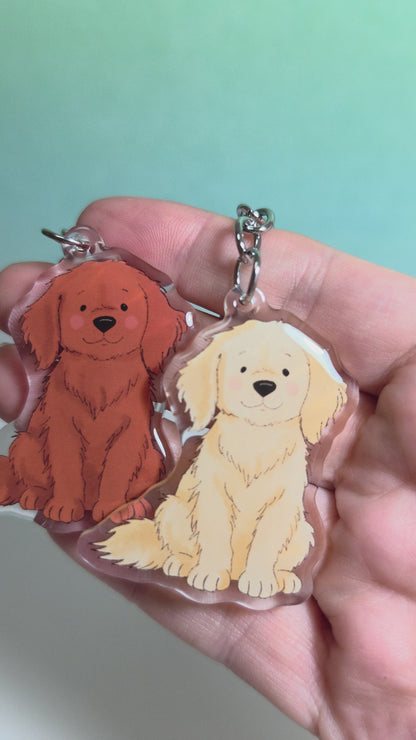 Retriever Keychain - Golden - 116