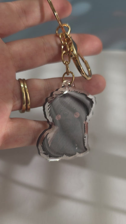 Shih Tzu Keychain - Black - 060
