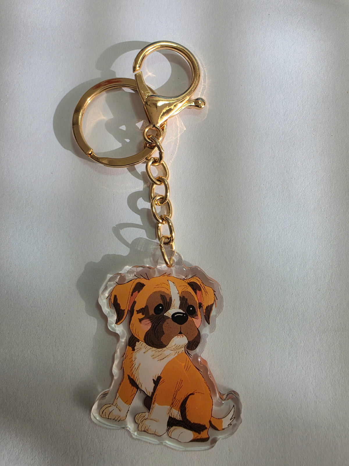 Boxer Keychain - Fawn - 037