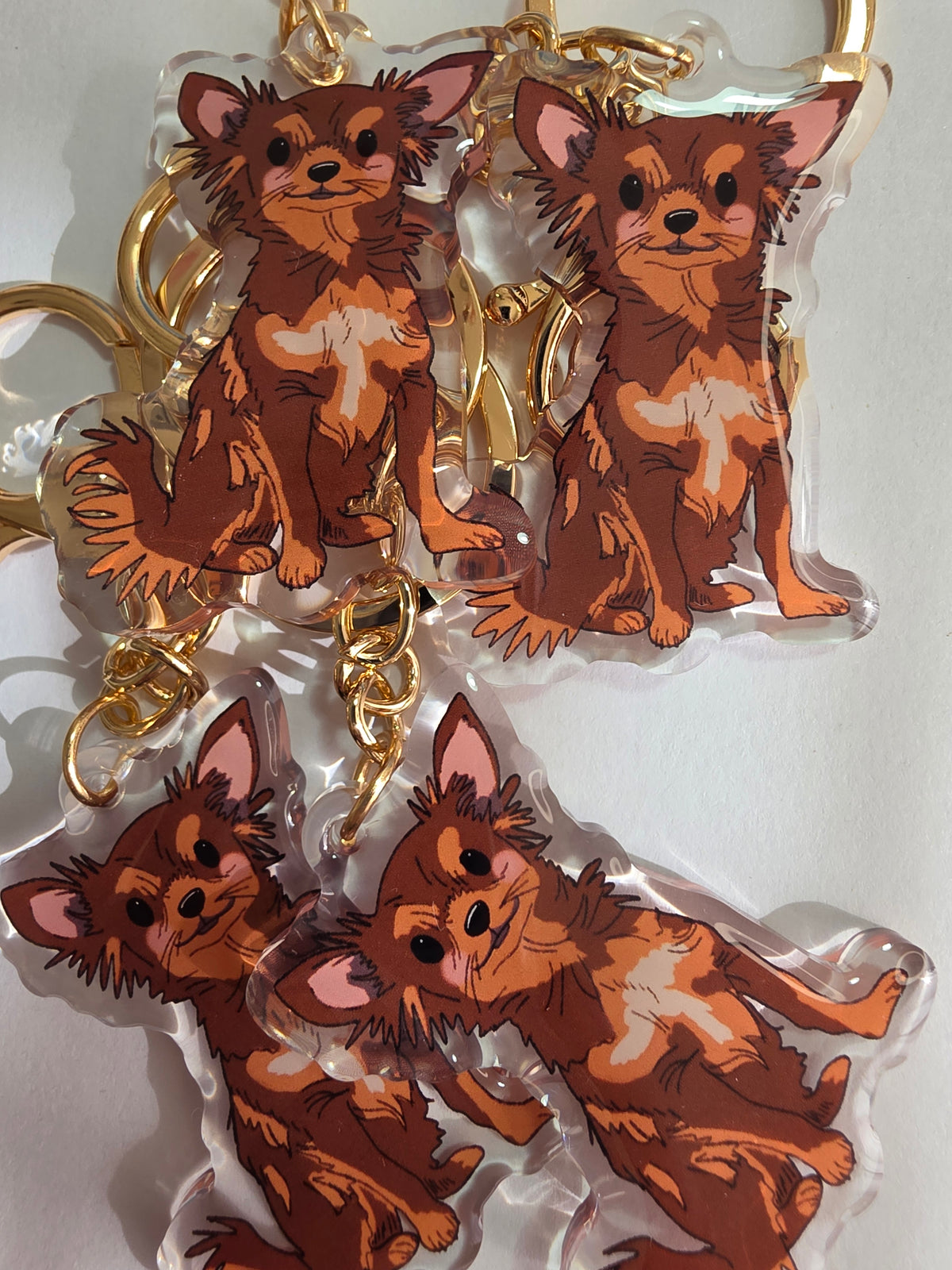 Chihuahua Keychain - Chocolate - 073