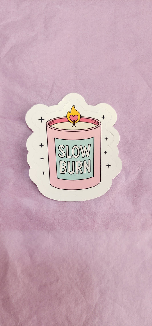 Slow Burn Candle Sticker
