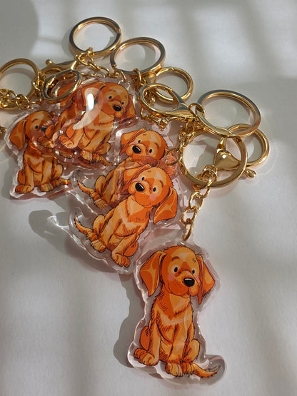 Vizsla Keychain - Golden - 067