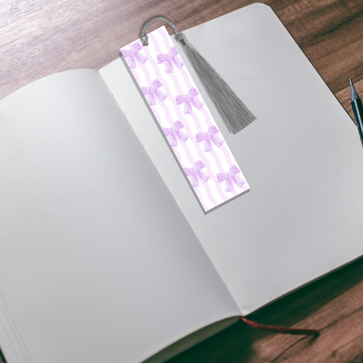 Bookmark | Purple Bows