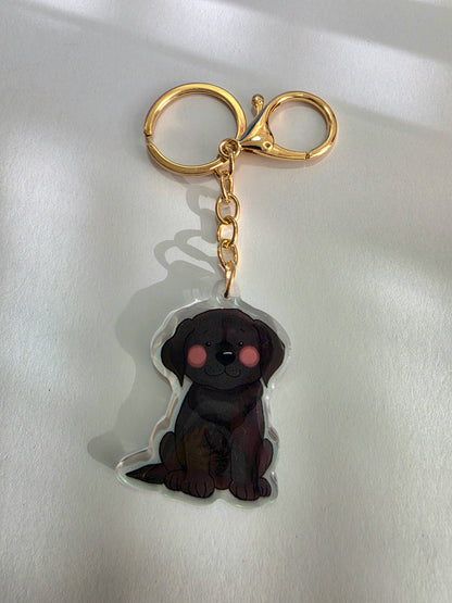 Labrador Keychain - Black - 015