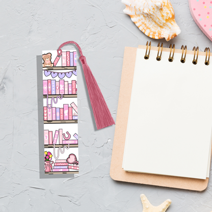 Bookmark | Pastel Bookshelf