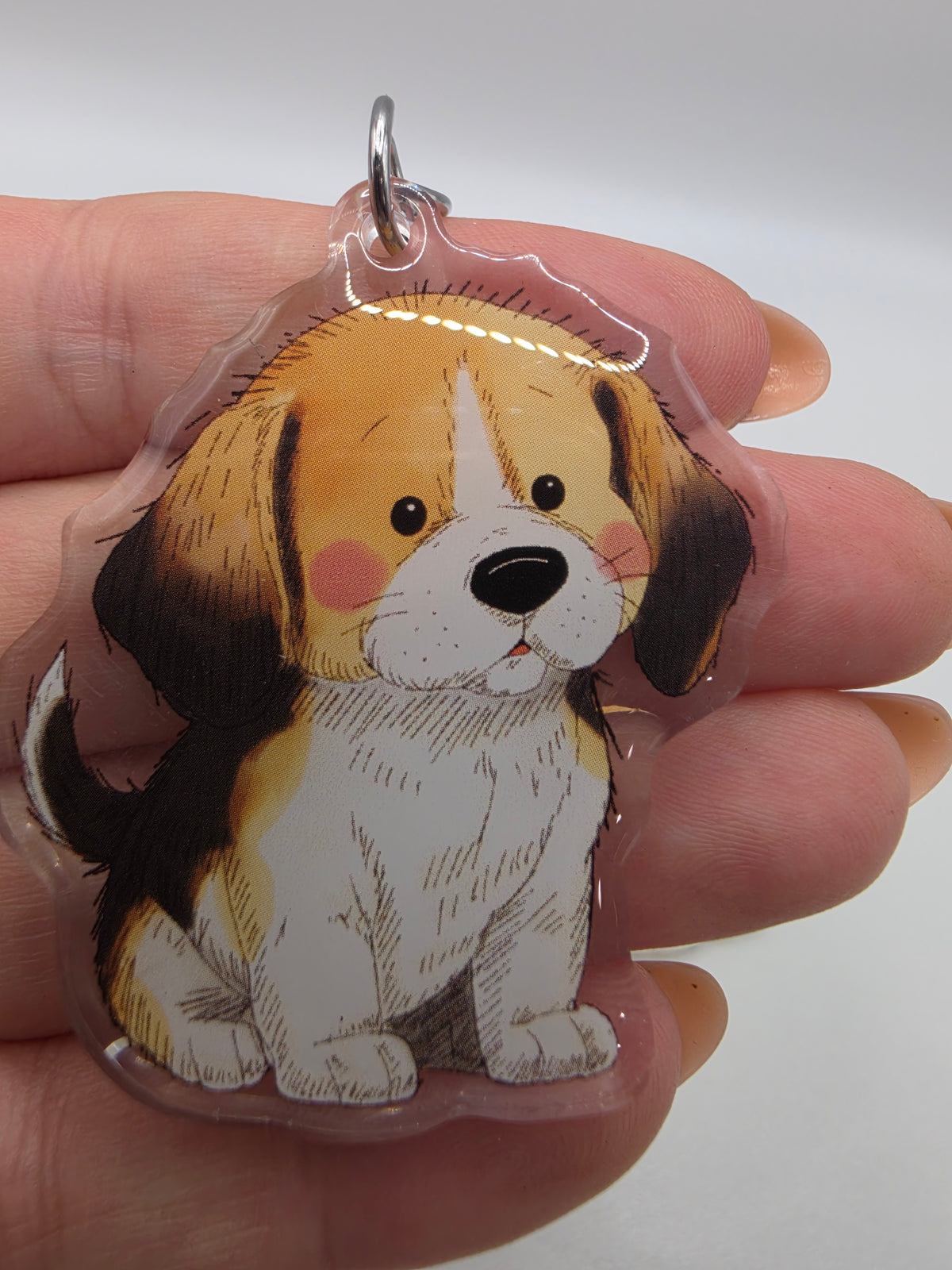 Beagle Keychain - Tricolour - 142