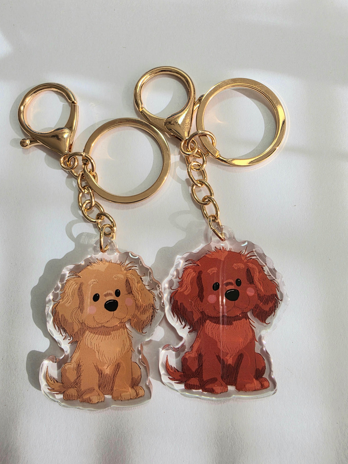 Spaniel Keychain - Red - 062
