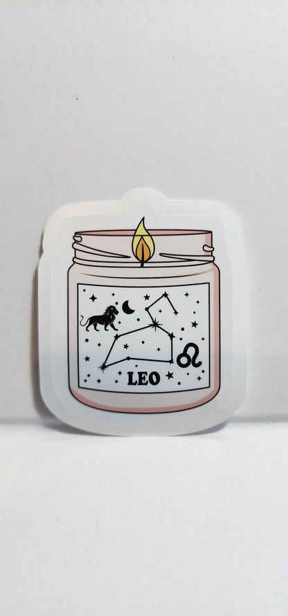 Zodiac Birthday Card with Sticker