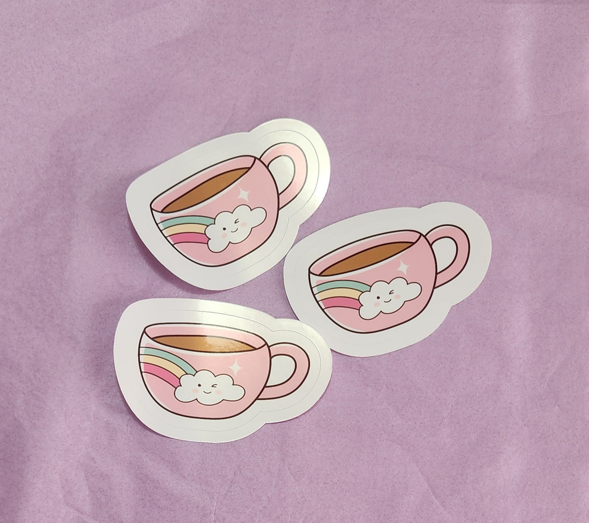 Rainbow Cup Sticker