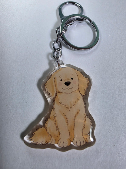 Retriever Keychain - Golden - 116
