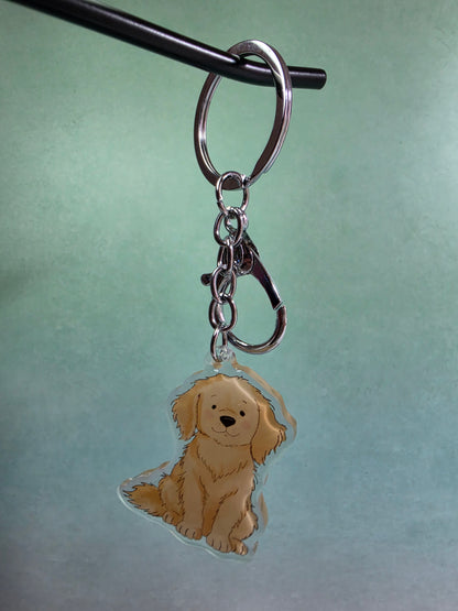 Retriever Keychain - Golden - 116