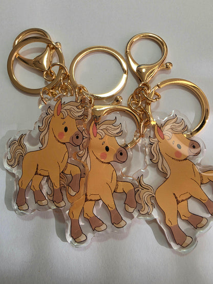 Horse Keychain - Fawn - 103