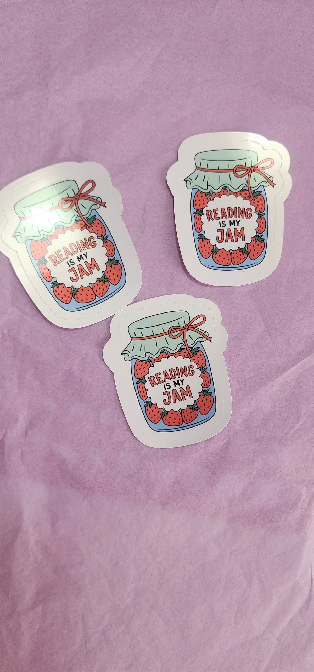 Reading is my Jam Sticker