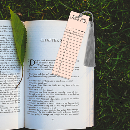 Bookmark | Library card