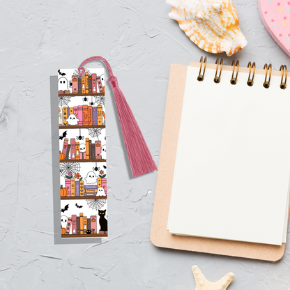 Bookmark | Halloween Spooky Bookshelf