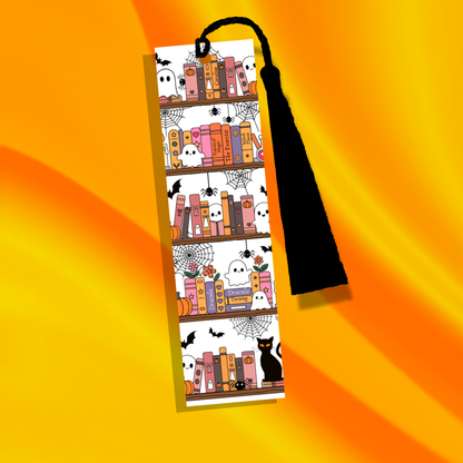 Bookmark | Halloween Spooky Bookshelf
