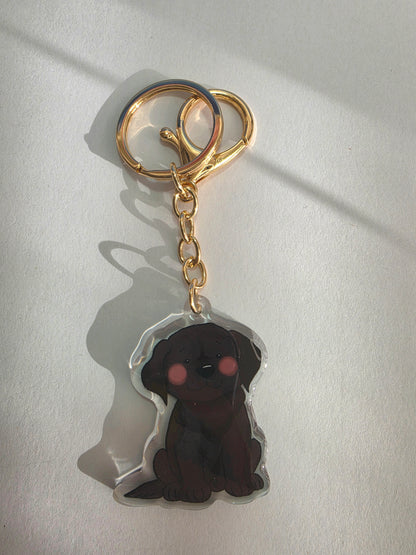 Labrador Keychain - Black - 015