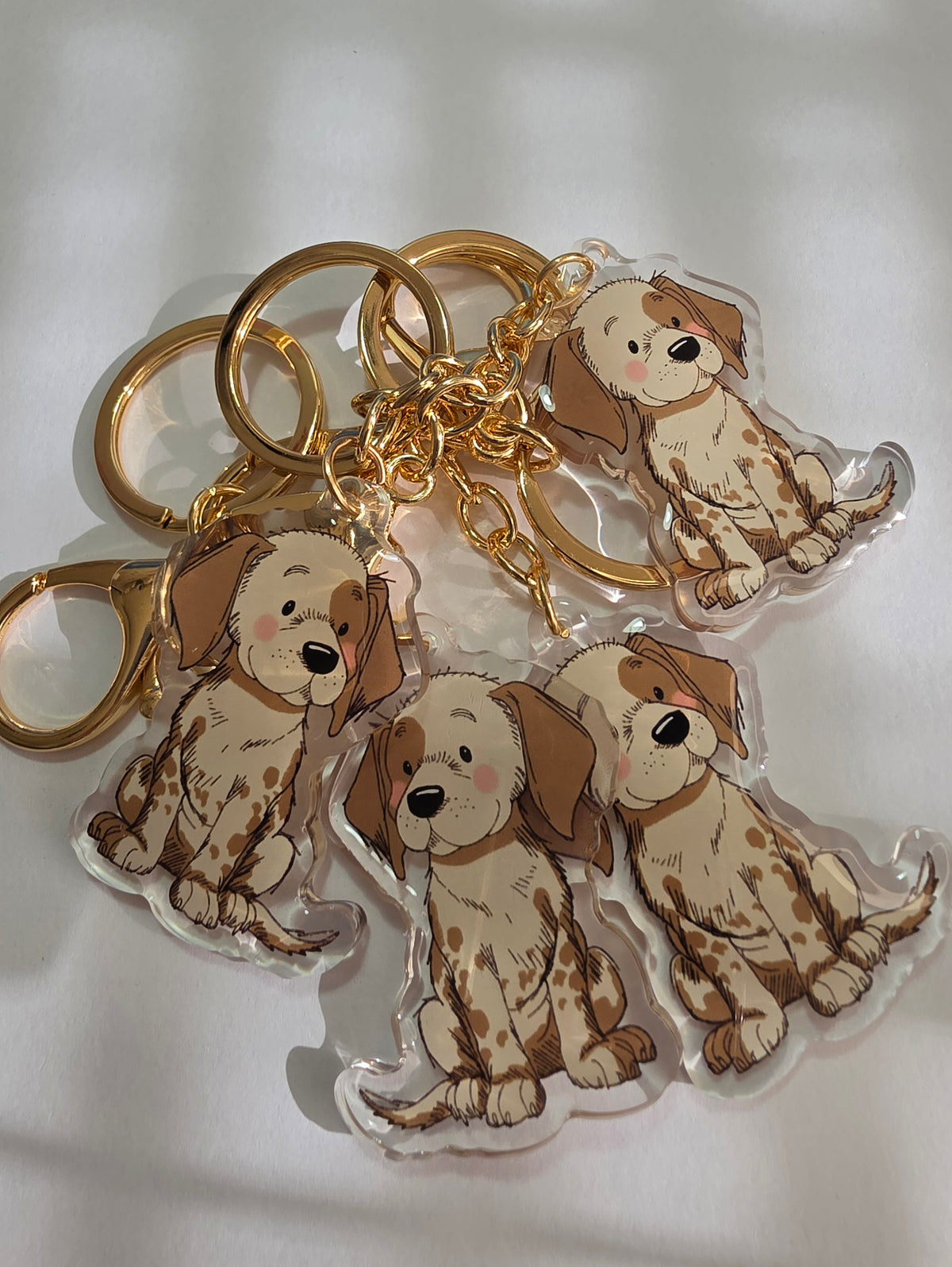 Weimaraner Keychain - Grey - 068