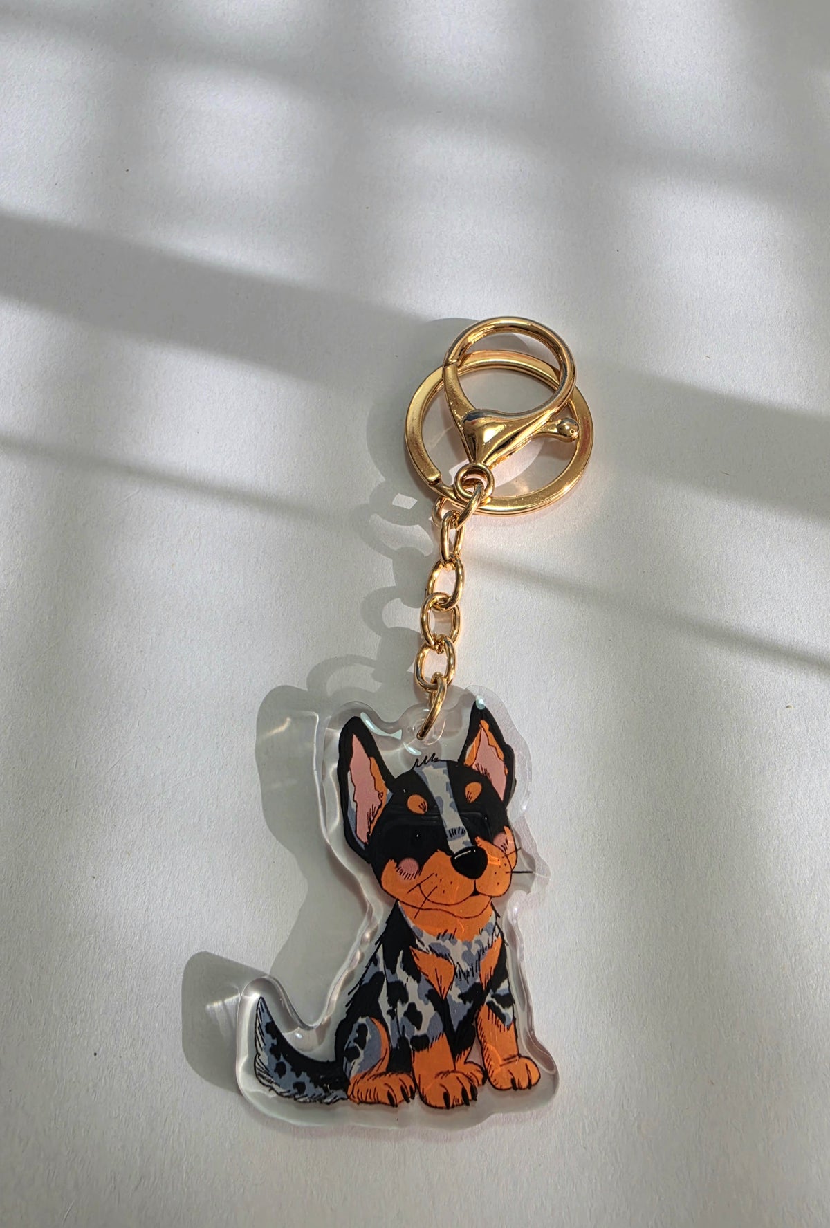 Heeler Keychain - Blue - 031