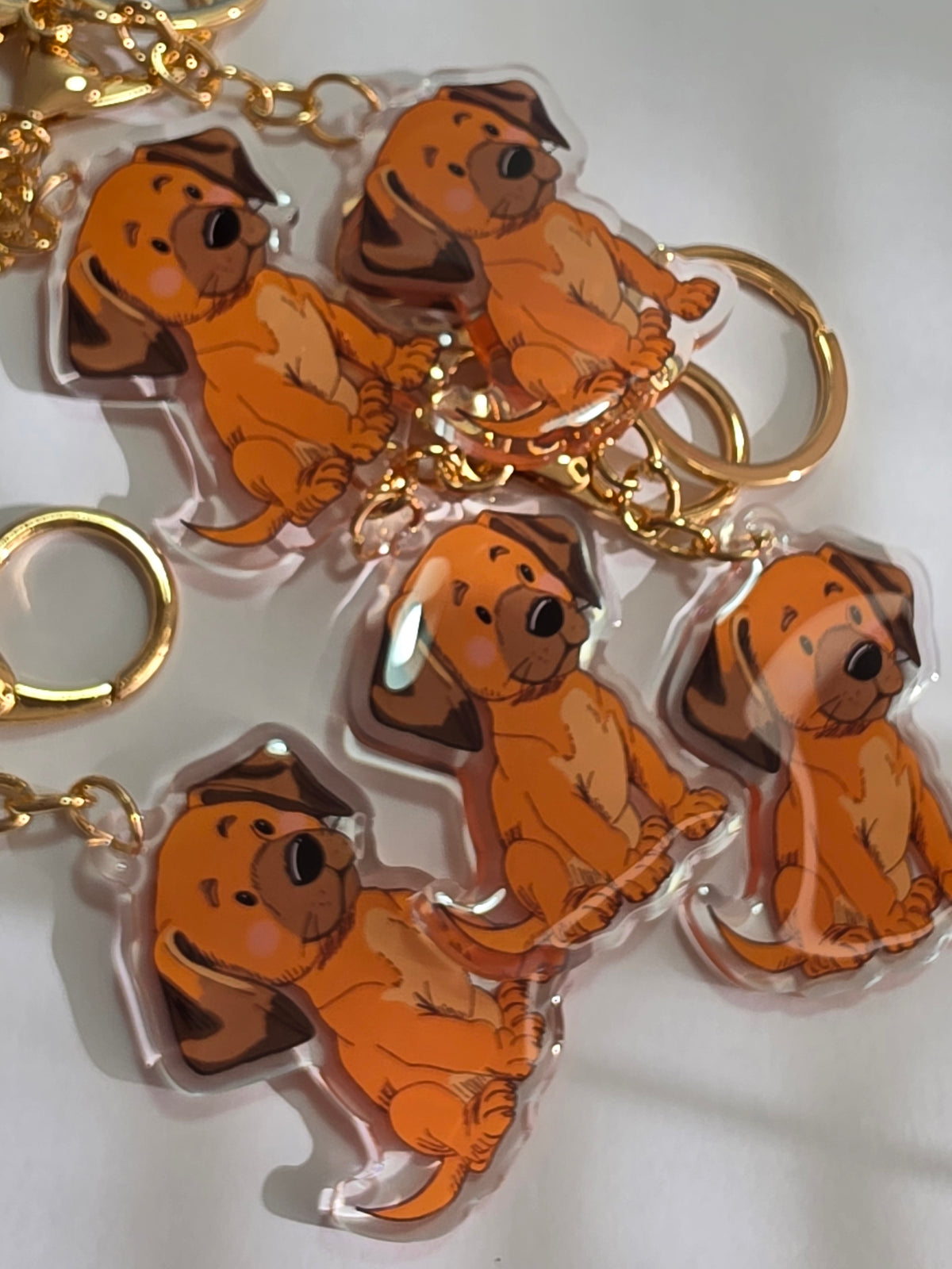 Rhodesian Ridgeback Keychain - Tan - 072