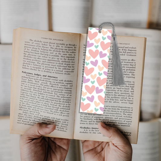 Bookmark | Pastel Hearts