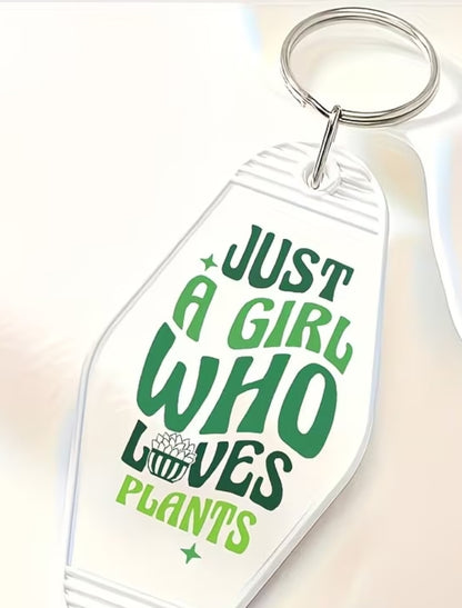 Plant Lover | White Motel Keychain