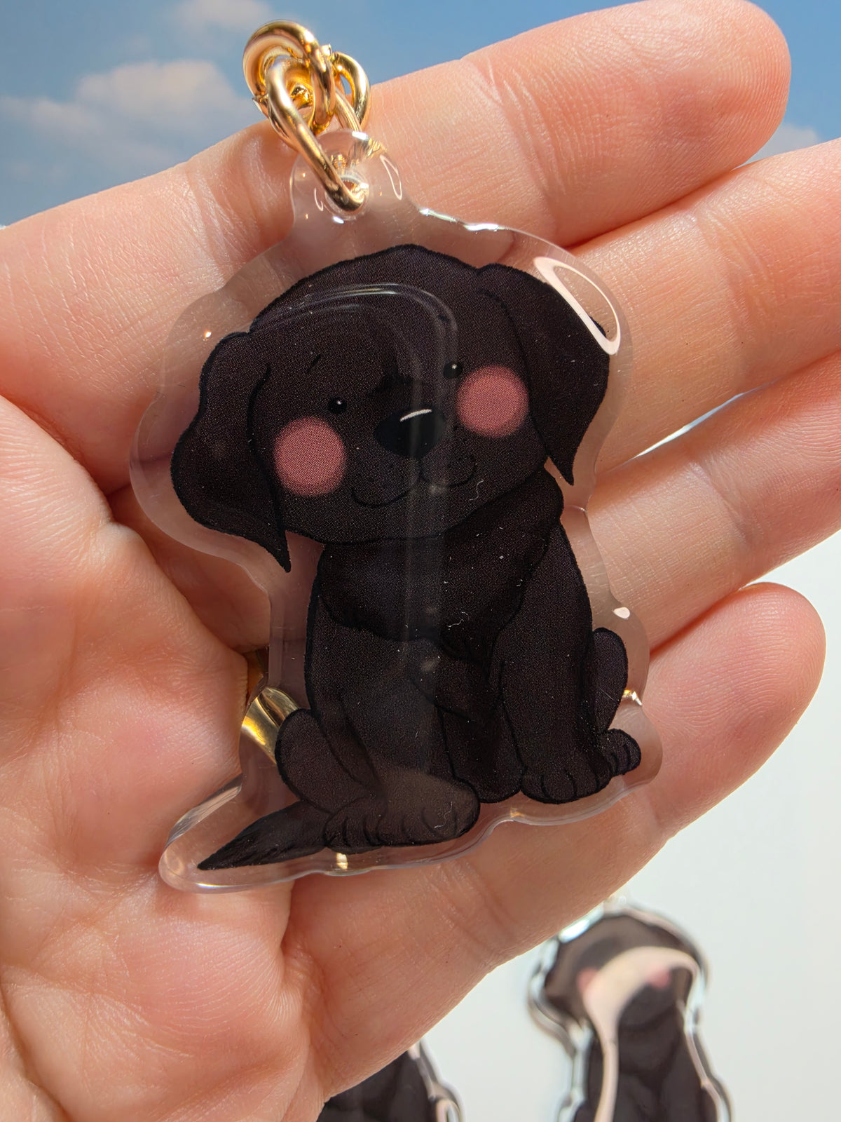Labrador Keychain - Black - 015