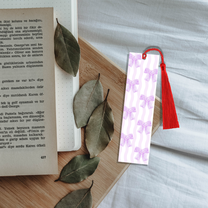 Bookmark | Purple Bows