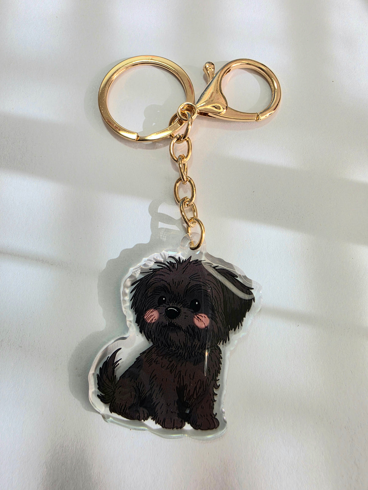 Shih Tzu Keychain - Black - 060
