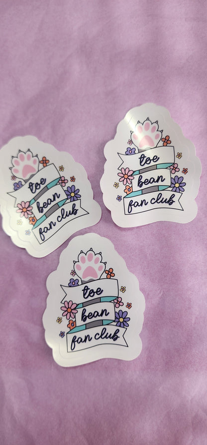 Toe Bean Sticker