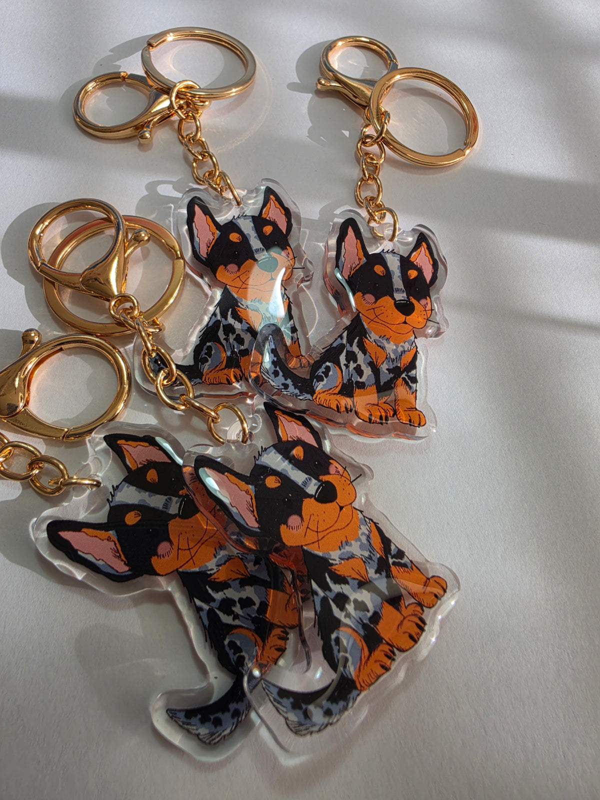 Heeler Keychain - Blue - 031