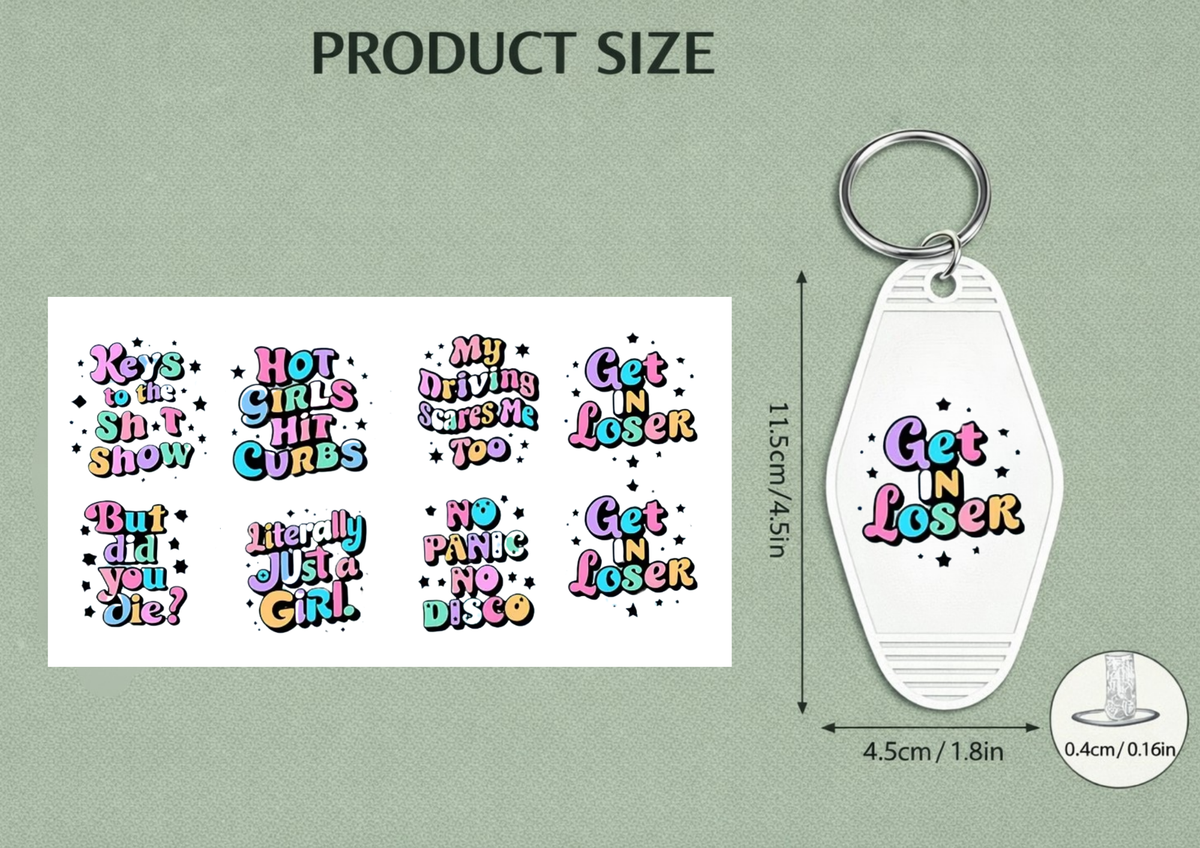 Colourful | Motel Keychain