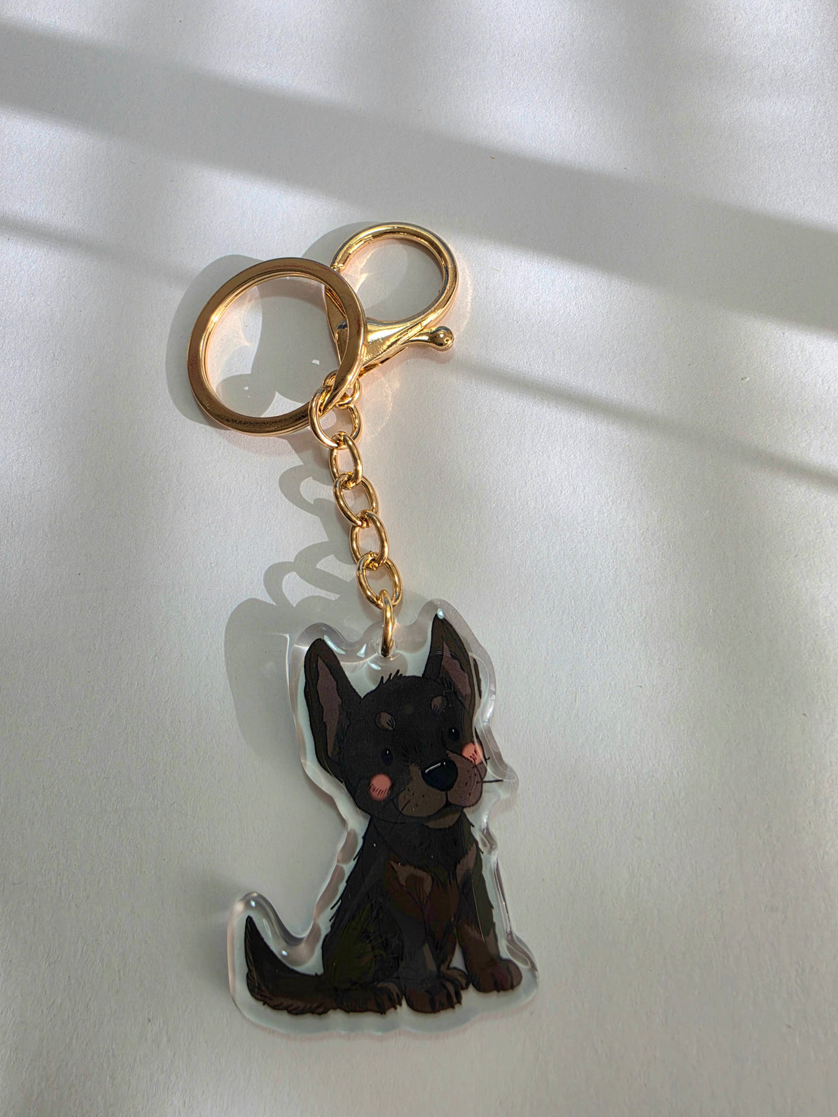 Kelpie Keychain - Black - 025