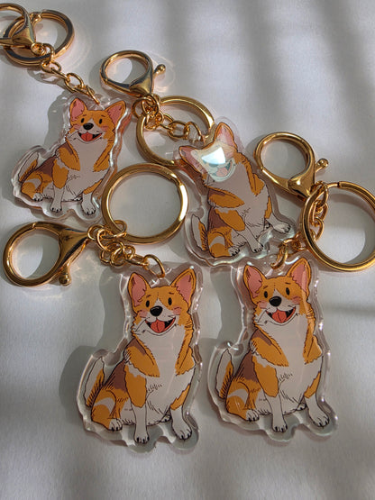 Corgi Keychain - Fawn - 064