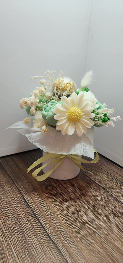 Candle Bouquet - Small Hat Box