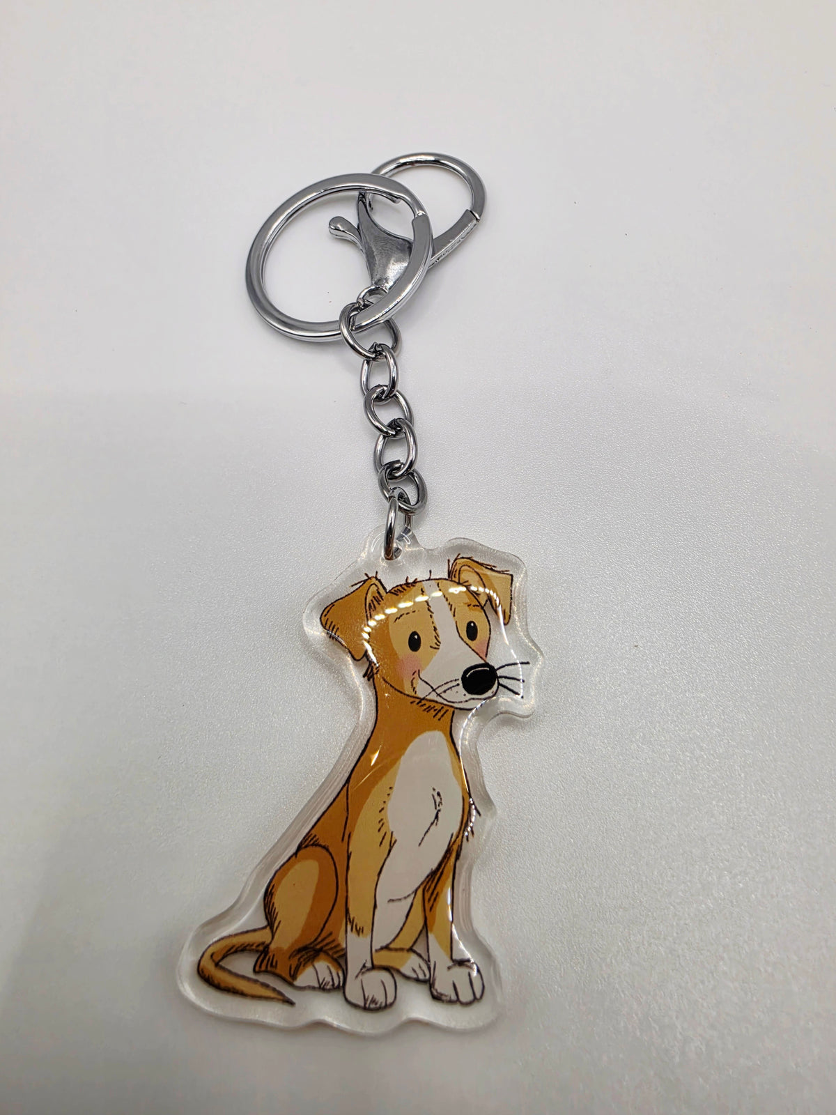 Greyhound - Whippet Keychain - Fawn - 143