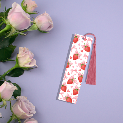 Bookmark | Strawberry Bows
