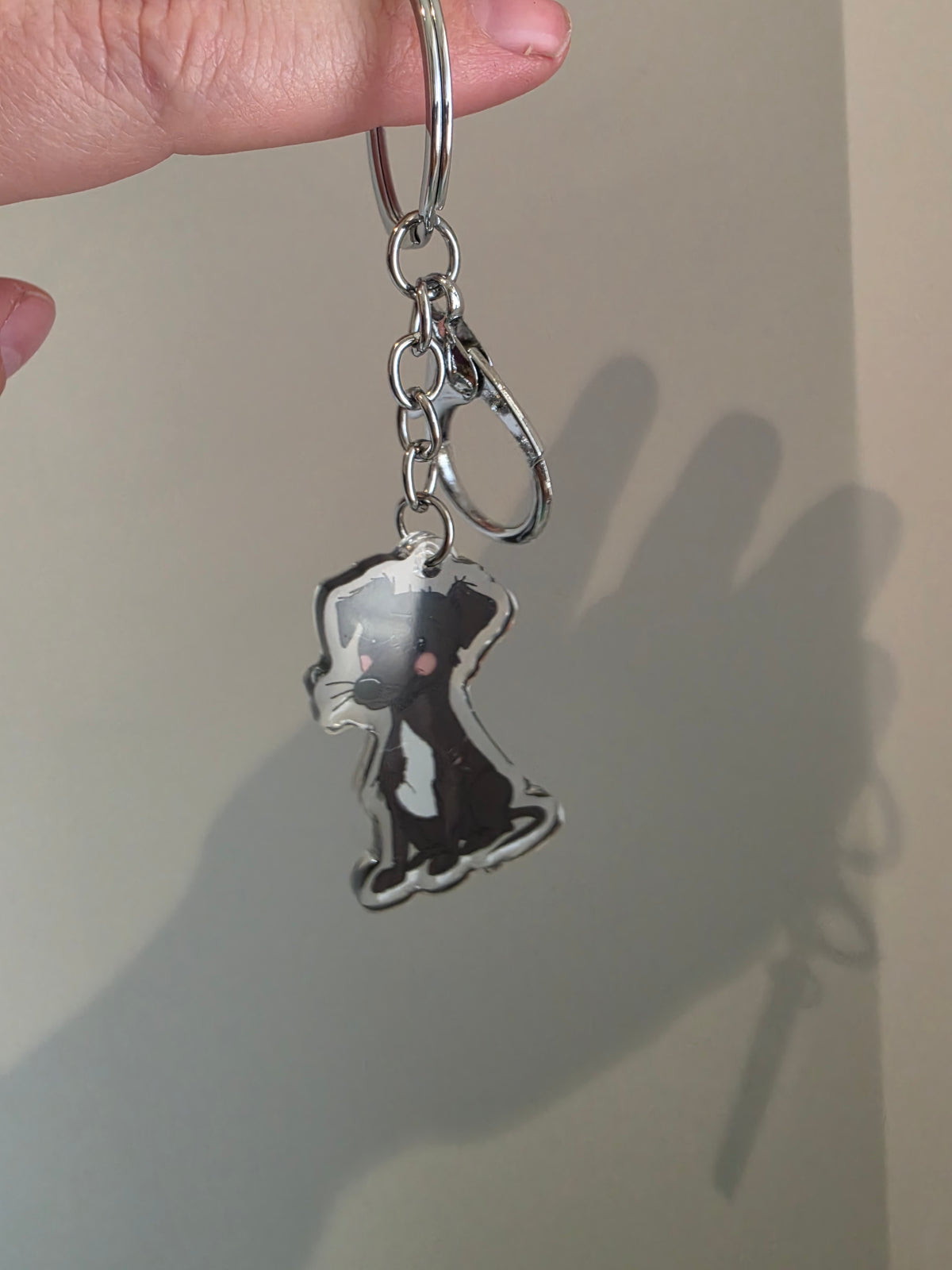 Greyhound Keychain - Black - 113