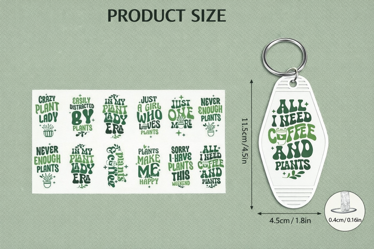 Plant Lover | White Motel Keychain