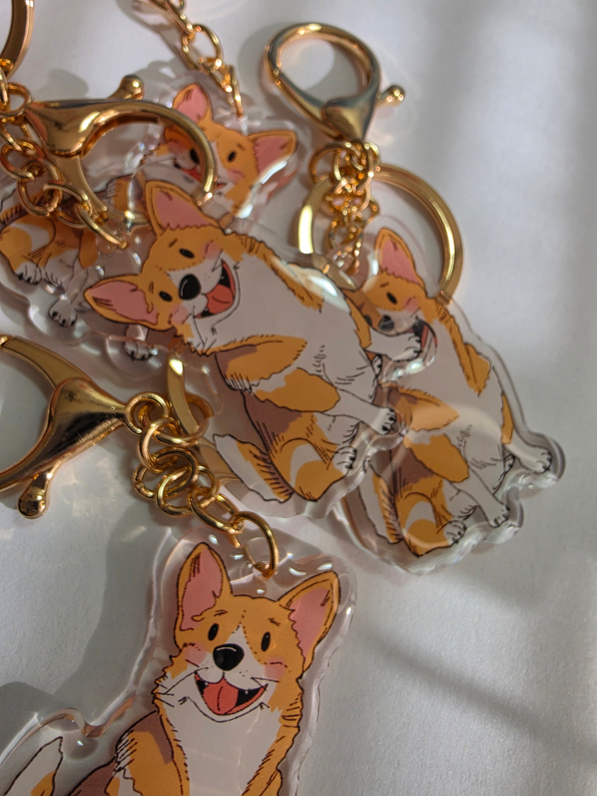 Corgi Keychain - Fawn - 064