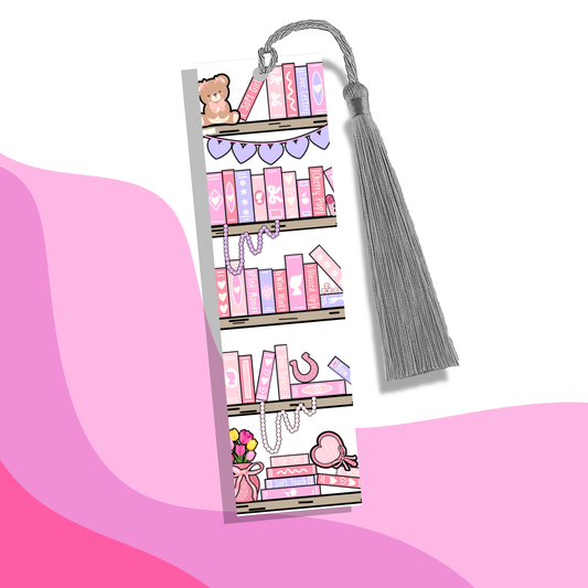Bookmark | Pastel Bookshelf
