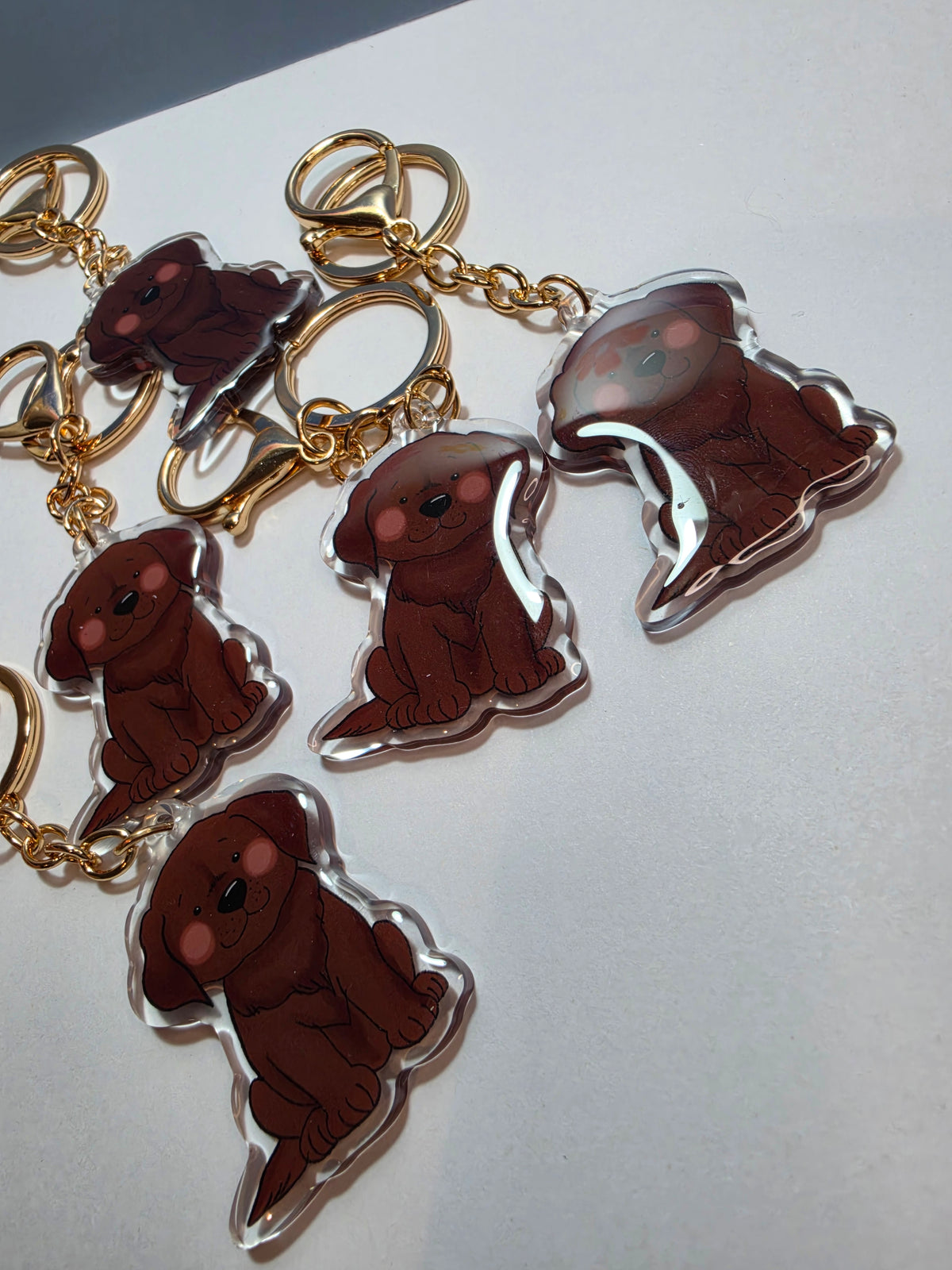 Labrador Keychain - Chocolate - 013