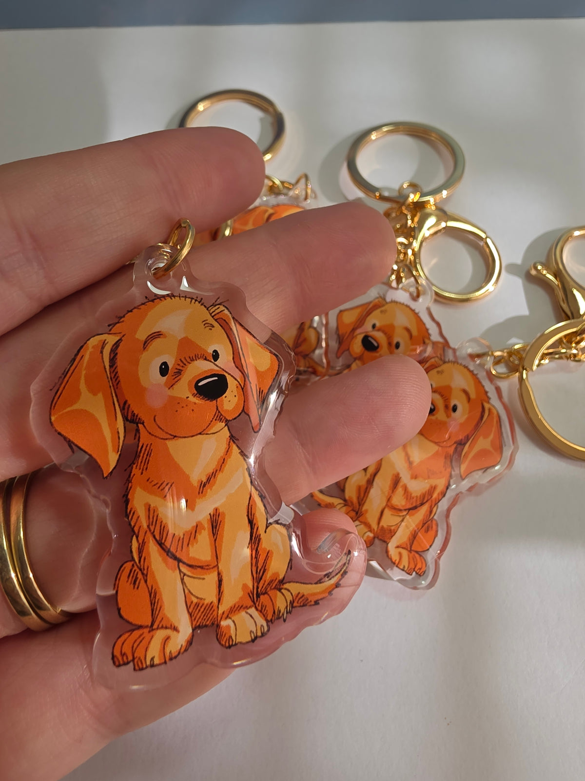 Vizsla Keychain - Golden - 067