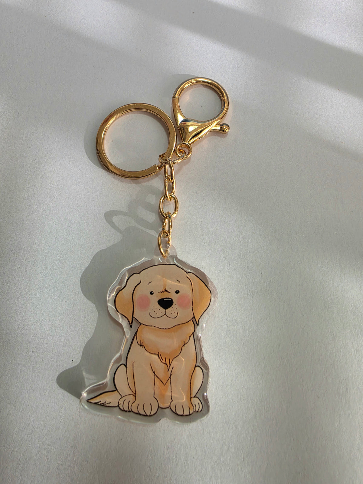 Labrador Keychain - Golden - 014