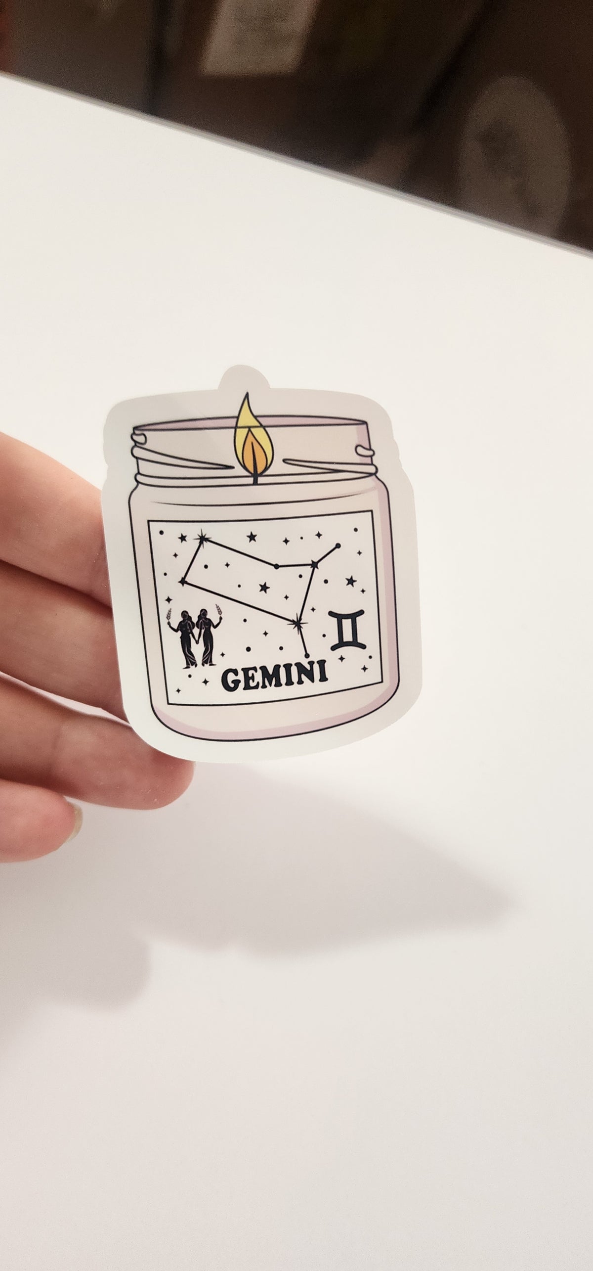 Zodiac Birthday Card with Sticker