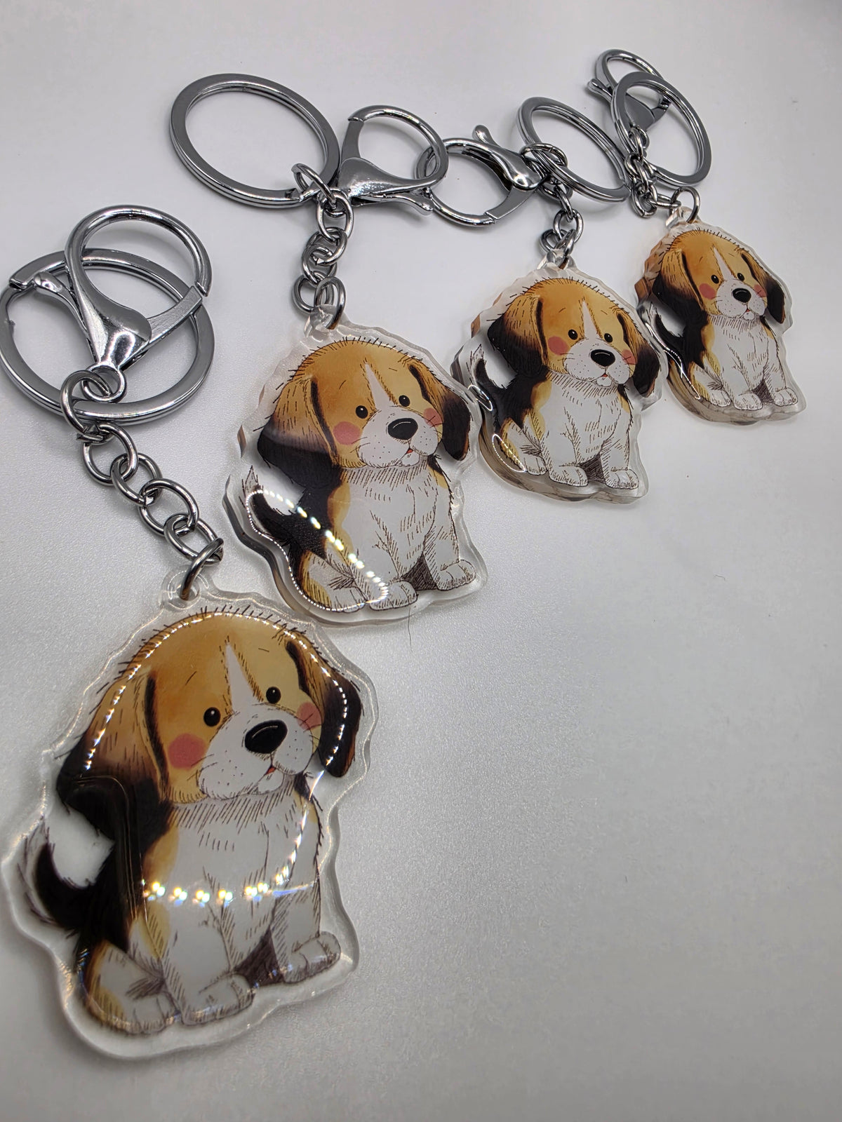 Beagle Keychain - Tricolour - 142