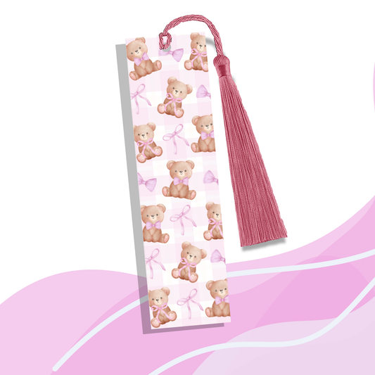 Bookmark | Teddy Bear Pink