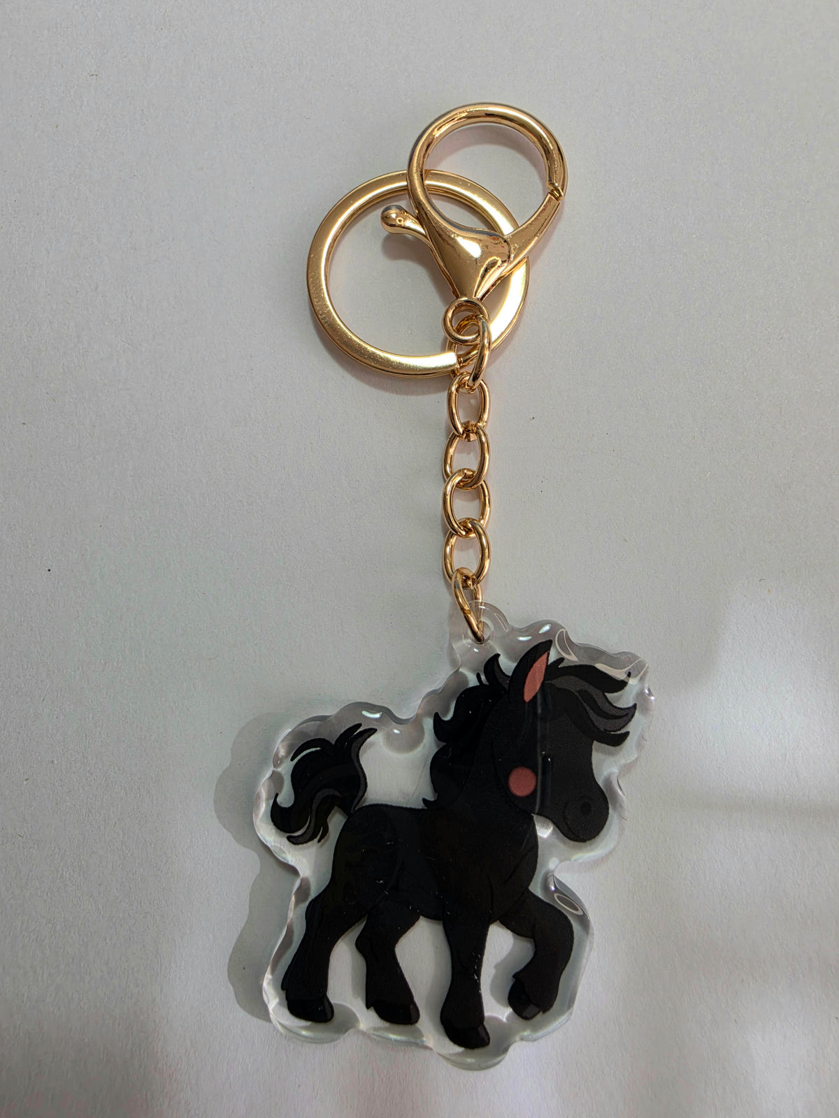 Horse Keychain - Black - 102