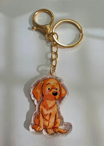 Vizsla Keychain - Golden - 067